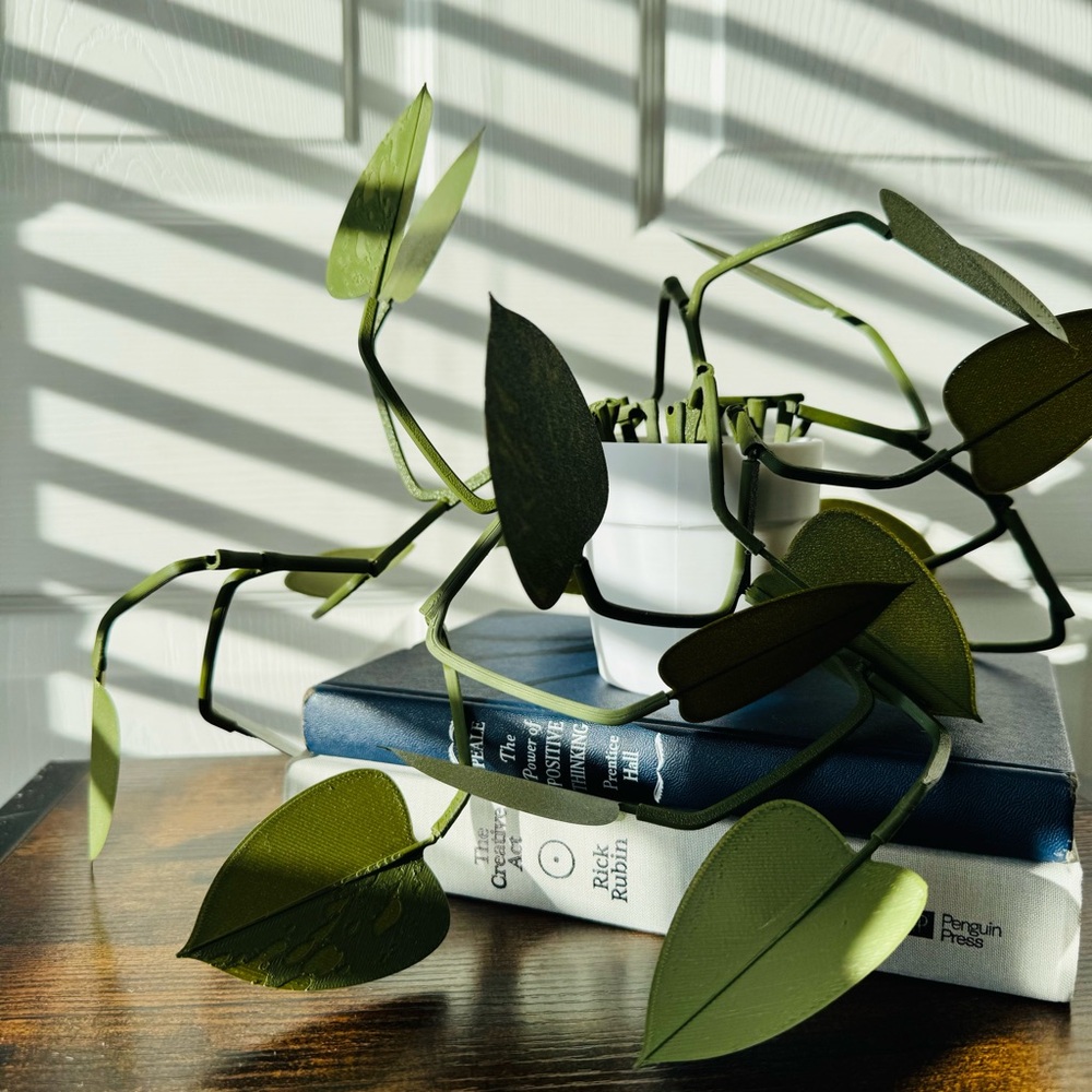 3D-Printed Pothos Plant – No Watering Needed!